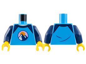 LEGO® Lijf met Motief Donker Azuurblauw 973pb5017c01