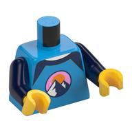 LEGO® Lijf met Motief Donker Azuurblauw 973pb5017c01