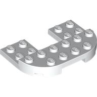 LEGO® los onderdeel Plaat Rond in kleur Wit 89681