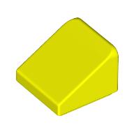 LEGO® los onderdeel Dakpan Algemeen in kleur Neon geel 54200
