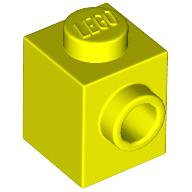 LEGO® los onderdeel Steen Aangepast in kleur Neon geel 87087