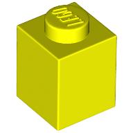 LEGO® los onderdeel Steen in kleur Neon geel 3005