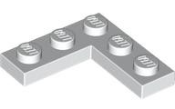 LEGO® los onderdeel Plaat Algemeen in kleur Wit 77844