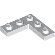 Plaatje in Gallery viewer laden, LEGO® los onderdeel Plaat Algemeen in kleur Wit 77844