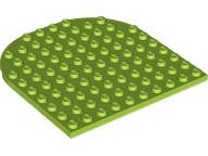 LEGO® los onderdeel Plaat Rond in kleur Limoen 80031