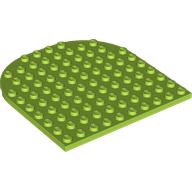 Plaatje in Gallery viewer laden, LEGO® los onderdeel Plaat Rond in kleur Limoen 80031