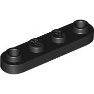 Plaatje in Gallery viewer laden, LEGO® los onderdeel Plaat Rond in kleur Zwart 77845