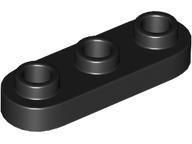LEGO® los onderdeel Plaat Rond in kleur Zwart 77850