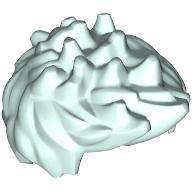 LEGO® los onderdeel Haar in kleur Licht Aqua 98385