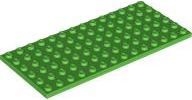 LEGO® los onderdeel Plaat Algemeen in kleur Fel Groen 3456