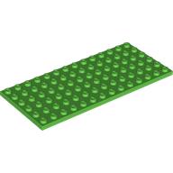 LEGO® los onderdeel Plaat Algemeen in kleur Fel Groen 3456