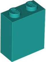 Plaatje in Gallery viewer laden, LEGO® los onderdeel Steen in kleur Donker Turkoois 3245c