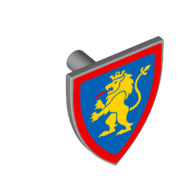 LEGO® Bescherming Licht Blauwachtig Grijs 3846pb064