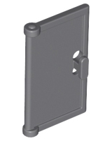 LEGO® los onderdeel Deur Donker Blauwachtig Grijs 60614