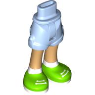 LEGO® los onderdeel Benen Helder Lichtblauw 1826cc00pb004