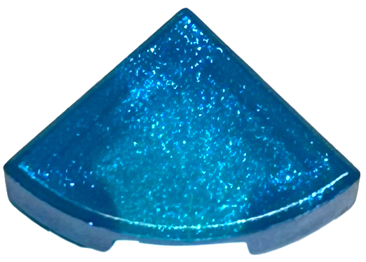 LEGO® Tegel Rond Doorzichtig donkerblauw opaal 25269