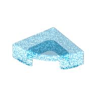 LEGO® Tegel Rond Doorzichtig donkerblauw opaal 25269