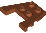 LEGO® los onderdeel Wig Plaat in kleur Donker Oranje 48183