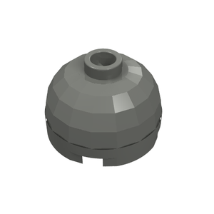 LEGO® los onderdeel Steen Rond Donker Blauwachtig Grijs 553