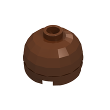 Plaatje in Gallery viewer laden, LEGO® los onderdeel Steen Rond in kleur Roodachtig Bruin 553
