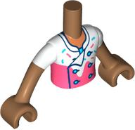 LEGO® los onderdeel Romp in kleur Medium Noga FTBpb084c01
