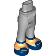 Plaatje in Gallery viewer laden, LEGO® onderdeel Benen Licht Blauwachtig Grijs 92253c00pb60