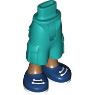 LEGO® los onderdeel Benen Donker Turkoois 35216bc00pb003