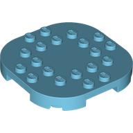 LEGO® los onderdeel Plaat Aangepast Medium Azuurblauw 66789
