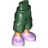 Plaatje in Gallery viewer laden, LEGO® los onderdeel Benen Donkergroen 35216bc00pb007