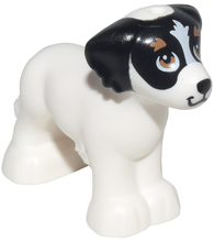 Plaatje in Gallery viewer laden, LEGO® los onderdeel Landdier in kleur Wit 3168pb02