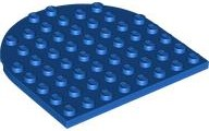 LEGO® los onderdeel Plaat Rond in kleur Blauw 41948