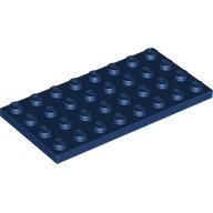 Plaatje in Gallery viewer laden, LEGO® los onderdeel Plaat Algemeen in kleur Donkerblauw 3035