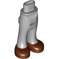 Plaatje in Gallery viewer laden, LEGO® onderdeel Benen Licht Blauwachtig Grijs 92253c00pb33