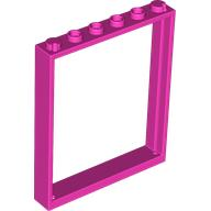 LEGO® los onderdeel Raamkozijn in kleur Donker Roze 42205