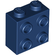 LEGO® los onderdeel Steen Aangepast Donkerblauw 22885