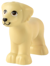 Plaatje in Gallery viewer laden, LEGO® los onderdeel Landdier in kleur Geelbruin 3168pb01