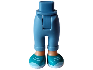 LEGO® los onderdeel Benen in kleur Zandblauw 100937c00pb003