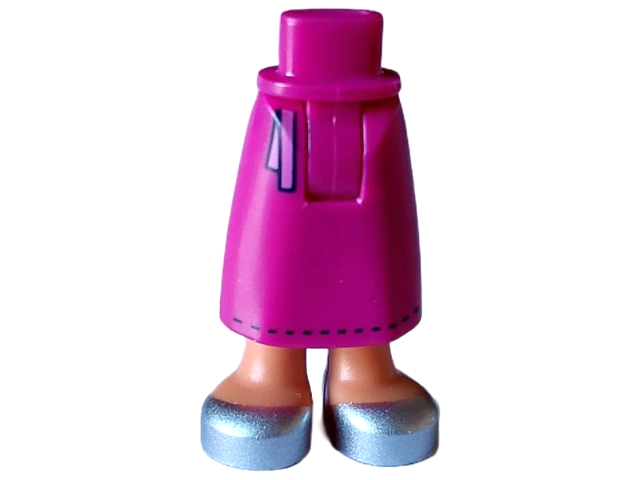 LEGO® los onderdeel Benen in kleur Magenta 59595c00pb16