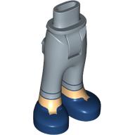 Plaatje in Gallery viewer laden, LEGO® los onderdeel Benen in kleur Zandblauw 92253c00pb62
