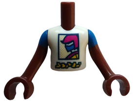 LEGO® los onderdeel Romp Roodachtig Bruin FTBpb089c01
