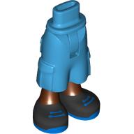 Plaatje in Gallery viewer laden, LEGO® los onderdeel Benen Donker Azuurblauw 35216bc00pb008