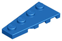 Plaatje in Gallery viewer laden, LEGO® los onderdeel Wig Plaat in kleur Blauw 41770