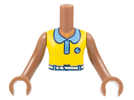 LEGO® los onderdeel Romp in kleur Licht Bruin FTGpb410c01