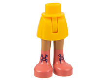 Plaatje in Gallery viewer laden, LEGO® los onderdeel Benen Helder Licht Oranje 35216ac00pb010