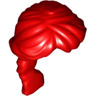 LEGO® los onderdeel Haar in kleur Rood 88286