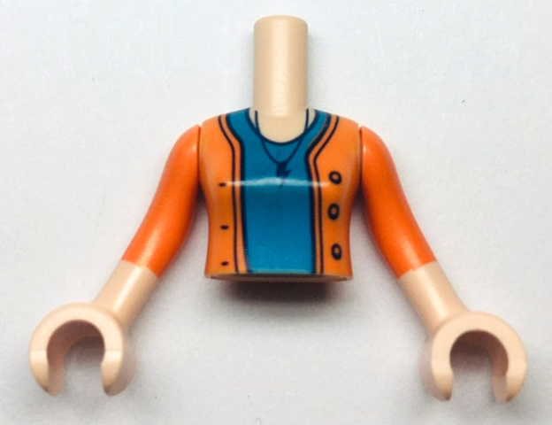 LEGO® los onderdeel Romp in kleur Lichte Noga FTGpb395c01