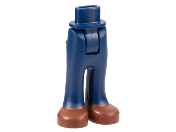 LEGO® los onderdeel Benen in kleur Donkerblauw 92253c00pb33