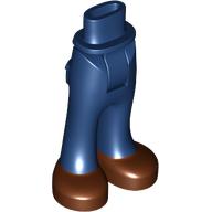 LEGO® los onderdeel Benen in kleur Donkerblauw 92253c00pb33
