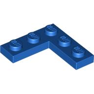 LEGO® los onderdeel Plaat Algemeen in kleur Blauw 77844