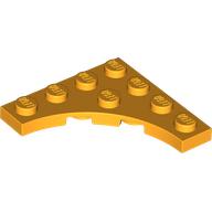 Plaatje in Gallery viewer laden, LEGO® onderdeel Plaat Aangepast Helder Licht Oranje 35044